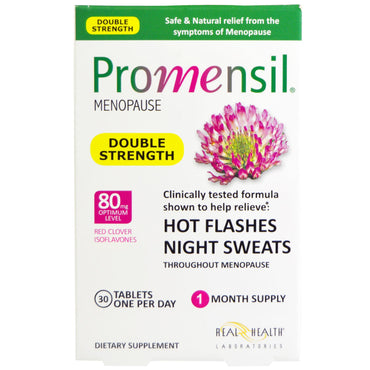 Promensil, menopausa, dupla dosagem, 30 comprimidos