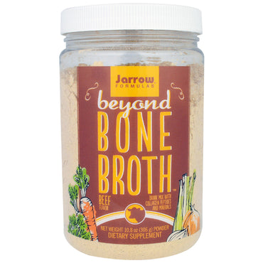 פורמולות Jarrow, Beyond Bone Broth, טעם בקר, 10.8 אונקיות (306 גרם)