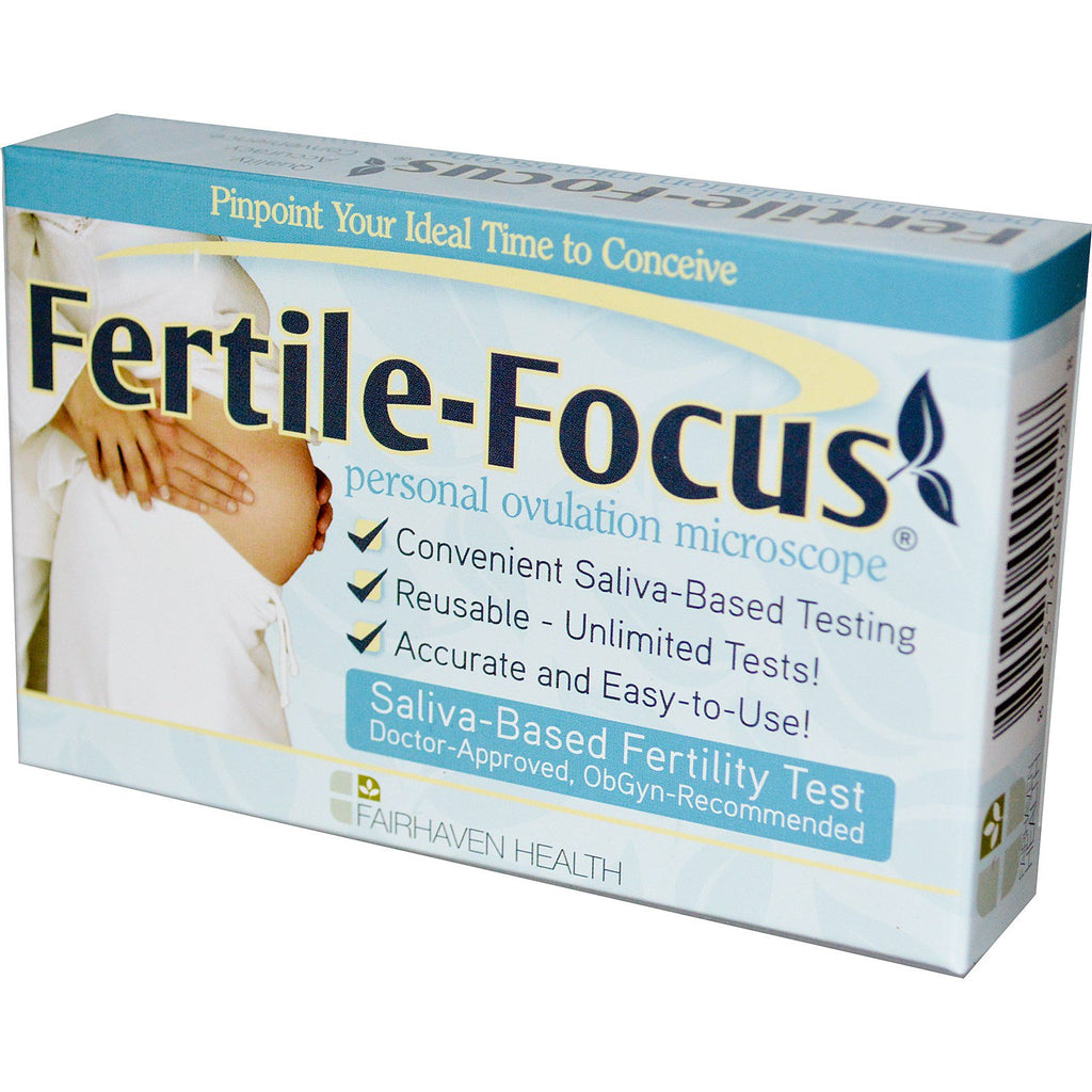 Salud de Fairhaven, enfoque fértil, 1 microscopio de ovulación personal