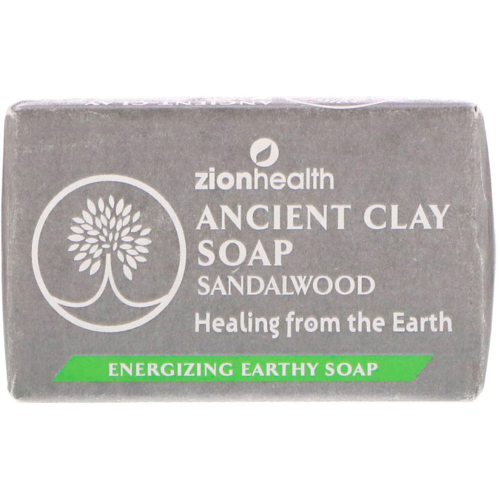 Zion Health, סבון חימר עתיק, אלגום, 6 אונקיות (170 גרם)