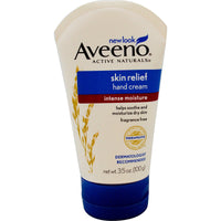 Aveeno, Active Naturals, Skin Relief, Hand Cream, Fragrance Free, 3.5 oz (100 g)