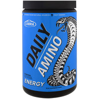 Cobra Labs, Daily Amino, Energy, Blue Raspberry Rush, 9.0 oz (255 g)