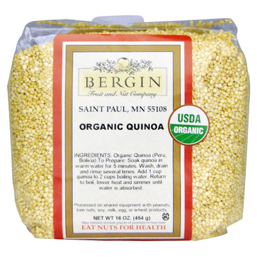 บริษัท Bergin Fruit and Nut, Quinoa, 16 ออนซ์ (454 กรัม)