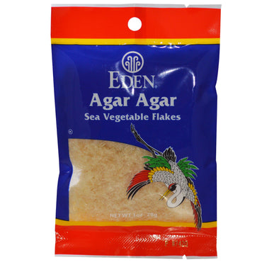 Eden Foods, Agar Agar, Fulgi de legume de mare, 1 oz (28 g)