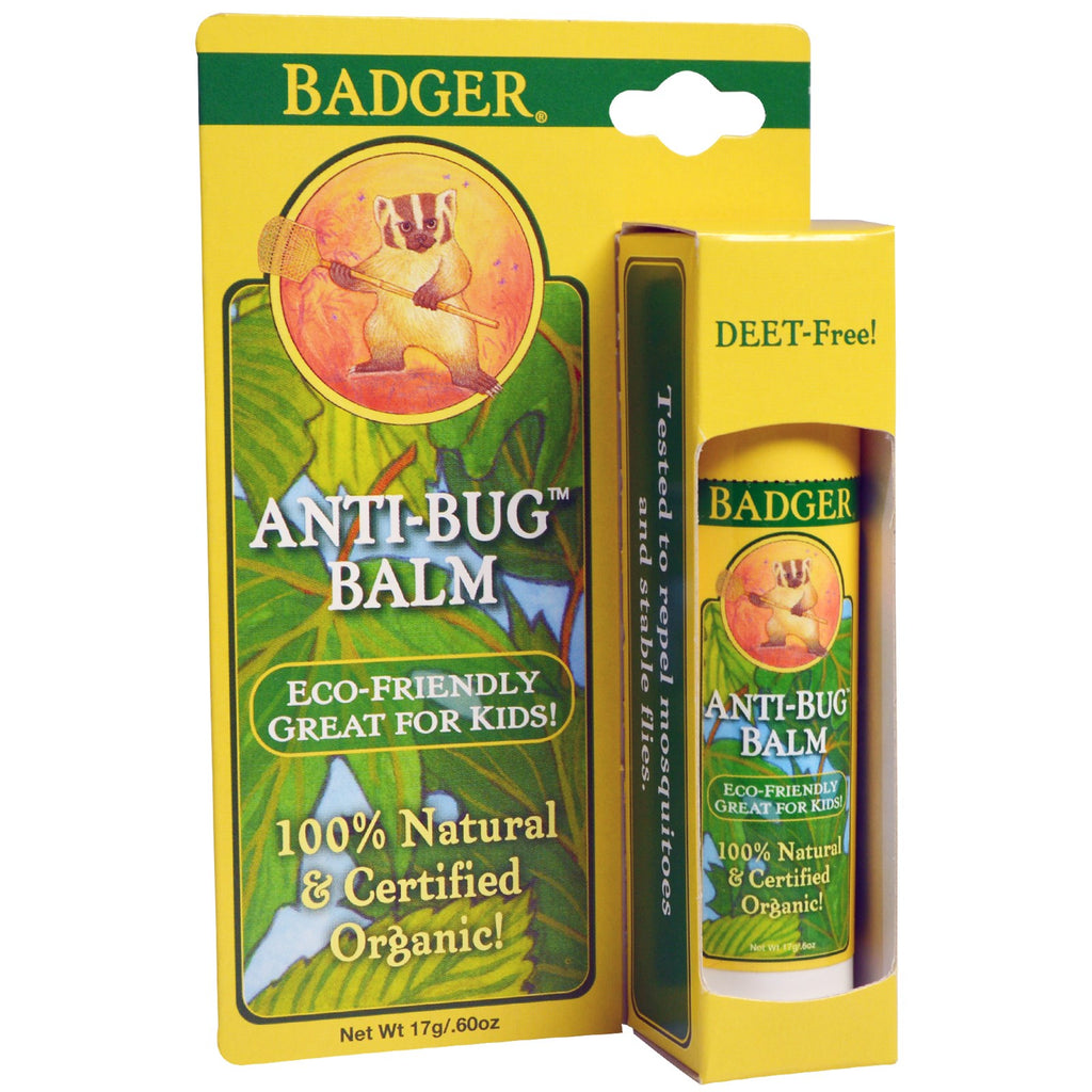 Badger Company, balsam anti-bug, 0,60 oz (17 g)