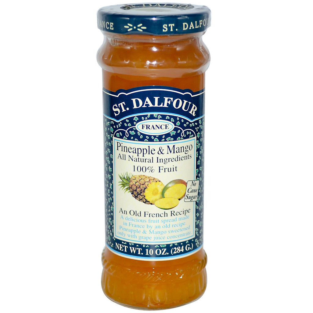 St. Dalfour, Pineapple & Mango, Fruit Spread, 10 oz (284 g)