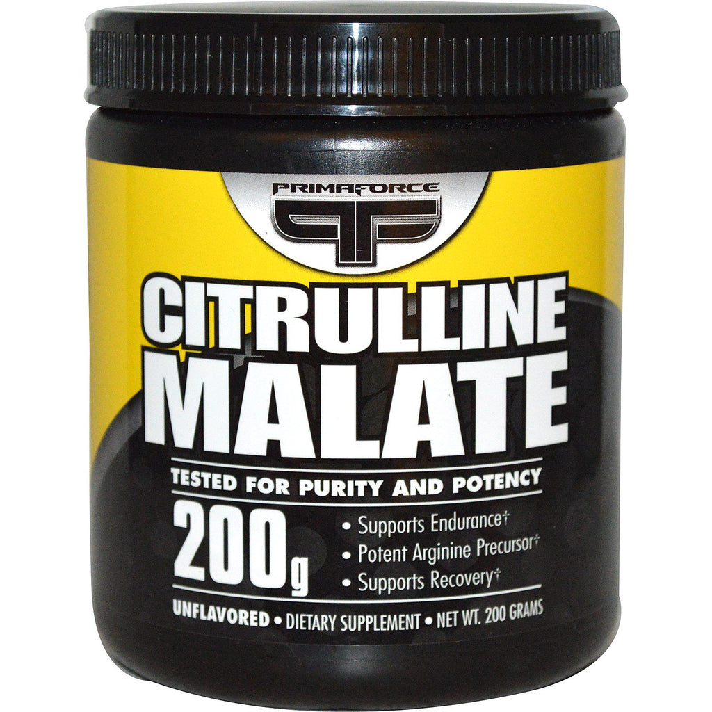Primaforce, Citrulline Malate, Uflavored, 200 g