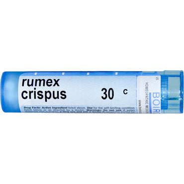Boiron, remèdes uniques, Rumex Crispus, 30 °C, environ 80 granulés