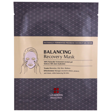 Leaders, Kokosgel Balancing Recovery Mask, 1 masker, 30 ml