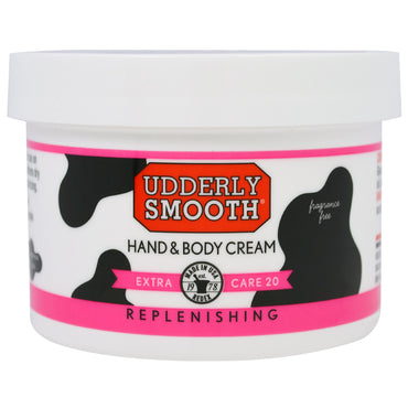 Udderly Smooth, Hand & Body Cream, Extra Care 20, 8 oz (227 g)