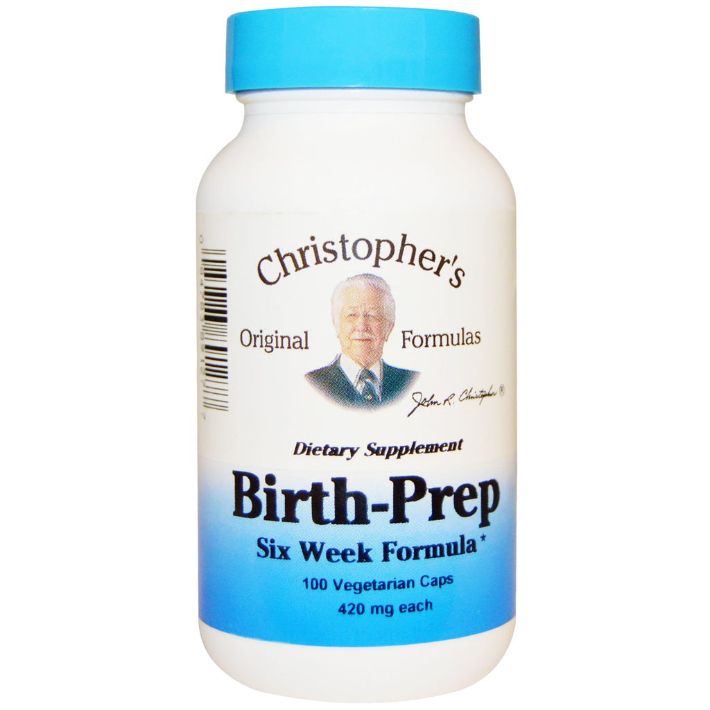 Christopher's Original Formulas, Formule de préparation à la naissance de six semaines, 420 mg, 100 gélules végétariennes