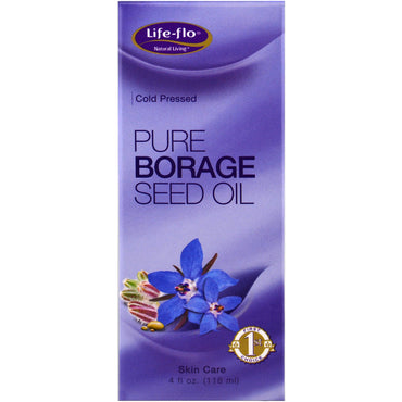 Life Flo Health, Pure Borage Seed Oil, 4 fl oz (118 ml)
