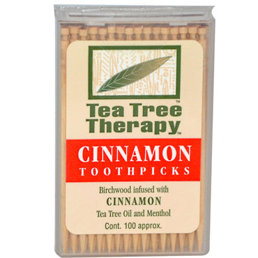 Tea tree therapie, kaneeltandenstokers, 100 ca.