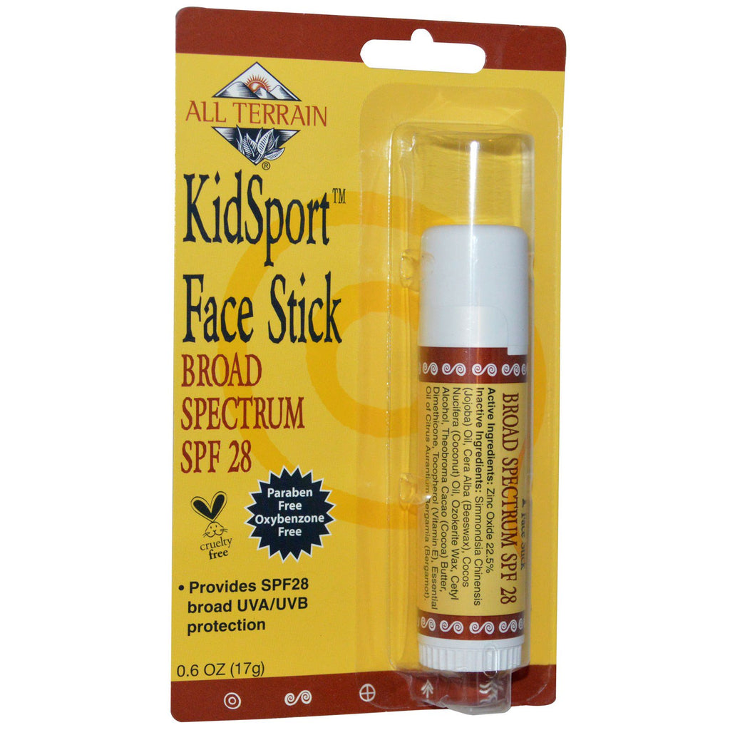 All Terrain KidSport Face Stick SPF 28 0.6 אונקיות (17 גרם)