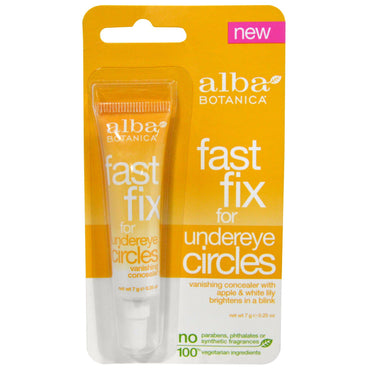 Alba Botanica, Fast Fix For Undereye Circles, 7 g (0.25 oz)