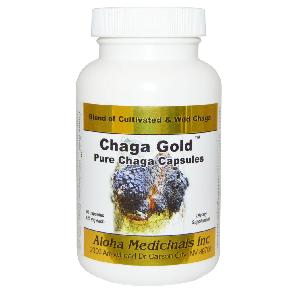 Aloha Medicinals Inc., Chaga Gold, 90 Capsules