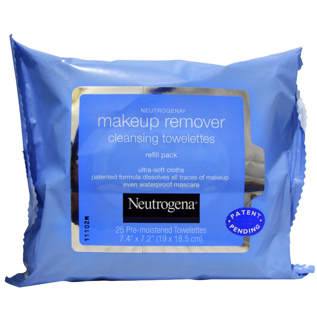 Neutrogena, Makeup Remover Cleansing Towelettes, 25 Pre-Moistened Towelettes