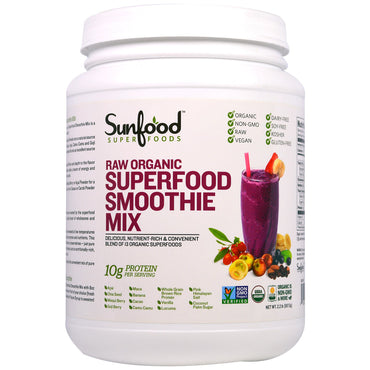 Sunfood, Raw  Superfood Smoothie Mix, 2.2 lbs (997.9 g)