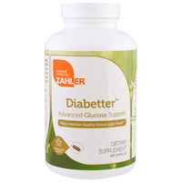 Zahler, Diabetter, Advanced Glucose Support, 180 Capsules