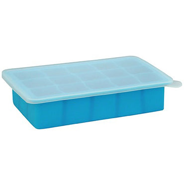 iPlay Inc., Green Sprouts, Fresh Baby Food Freezer Tray, Blue, 1 Tray, 15 Portions - 1 oz (28 ml) Each
