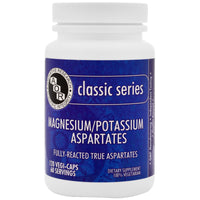 Advanced Orthomolecular Research AOR, Magnesium Potassium Aspartates, 120 Veggie Caps