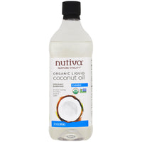 Nutiva, Huile de noix de coco liquide, Classique, 32 fl oz (946 ml)