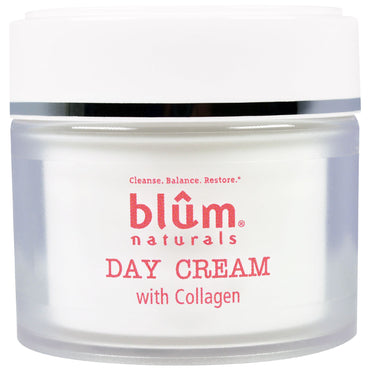 Blum Naturals, Crème de jour au collagène, 1,69 oz (50 ml)