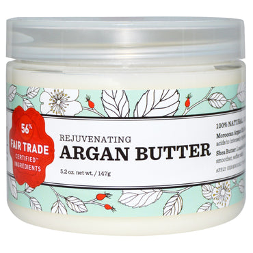 Nourish , Rejuvenating Argan Butter, 5.2 oz (147 g)