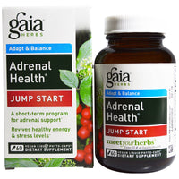 Gaia Herbs, Adrenal Health, Jump Start, 60 Vegan Liquid Phyto-Caps