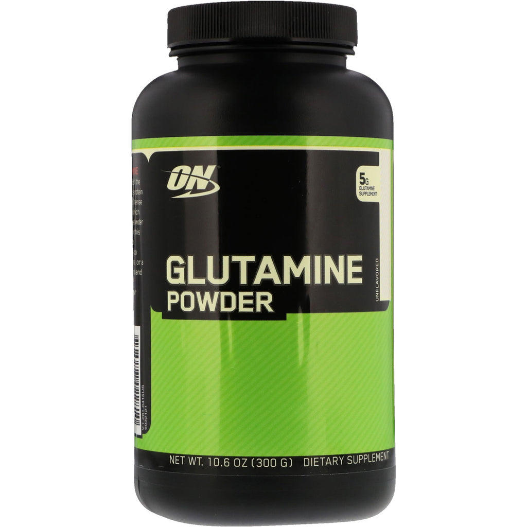 Optimum Nutrition, pulbere de glutamină, fără arome, 10,6 oz (300 g)