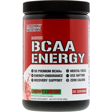 EVLution Nutrition, BCAA Energy, Cherry Limeade, 9.9 oz (282 g)