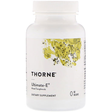 Thorne Research, Ultimate-E, 60 Gelkapseln