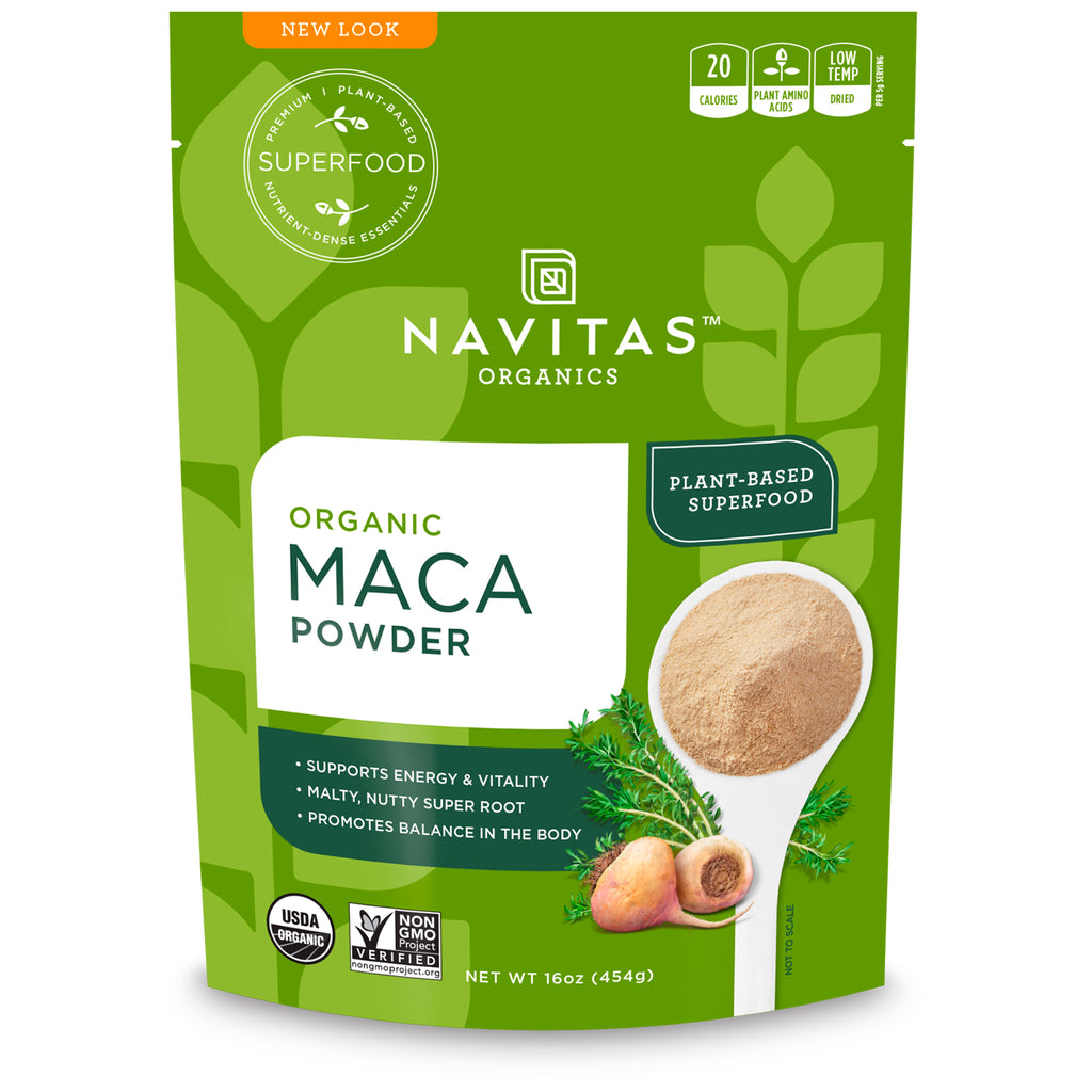 Navitas s, , ผง Maca, 16 ออนซ์ (454 g)