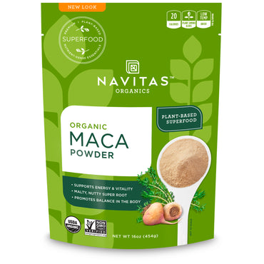Navitas s, , Maca Powder, 16 oz (454 g)