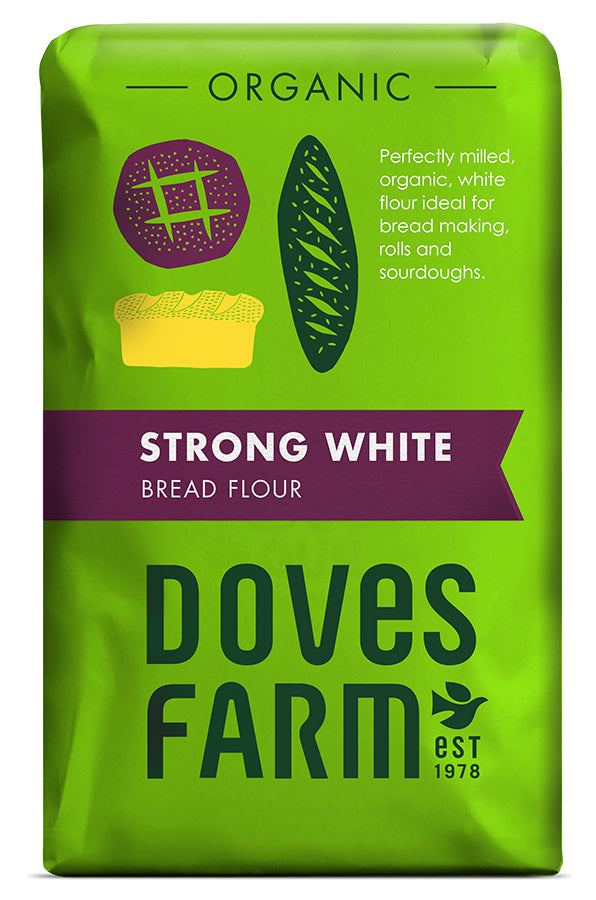 Farina di pane bianco forte biologica Doves Farm - 1,5 kg