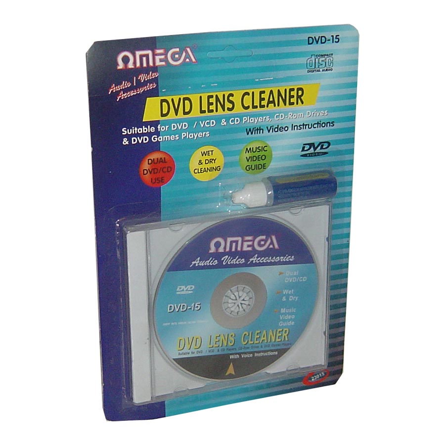 Nettoyant pour lentilles de DVD Omega Omega