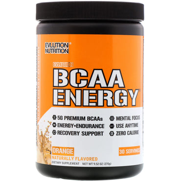 EVLution Nutrition, BCAA Energy, Orange Dream, 10,01 oz (285 g)