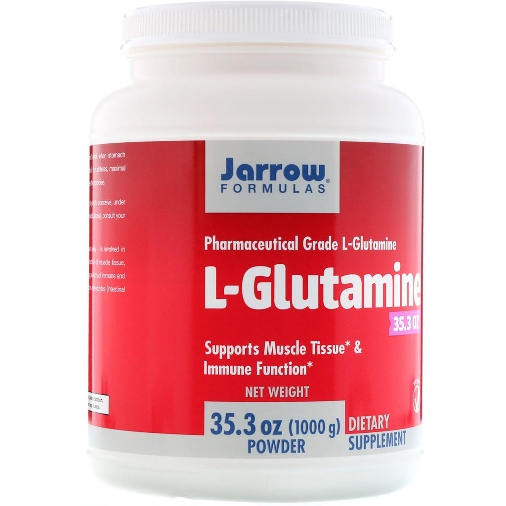 Jarrow Formulas, pudră de L-glutamina, 35,3 oz (1000 g)