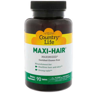 Country life maxi-hair 90 comprimidos