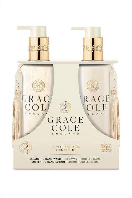 Grace Cole Nectarine Blossom & Grapefruit Hand Care Duo Set