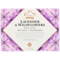 Nubian Heritage, Lavender & Wildflowers Bar Soap, 5 oz (142 g)