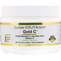 California Gold Nutrition, Gold C, Vitamin C, Ascorbic Acid, 8.81 oz (250 g)