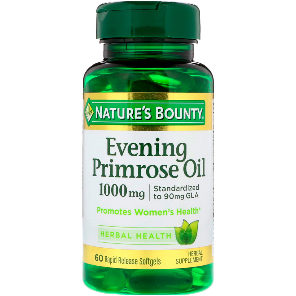 Nature's Bounty, ulei de primulă de seară, 1.000 mg, 60 de capsule moi cu eliberare rapidă