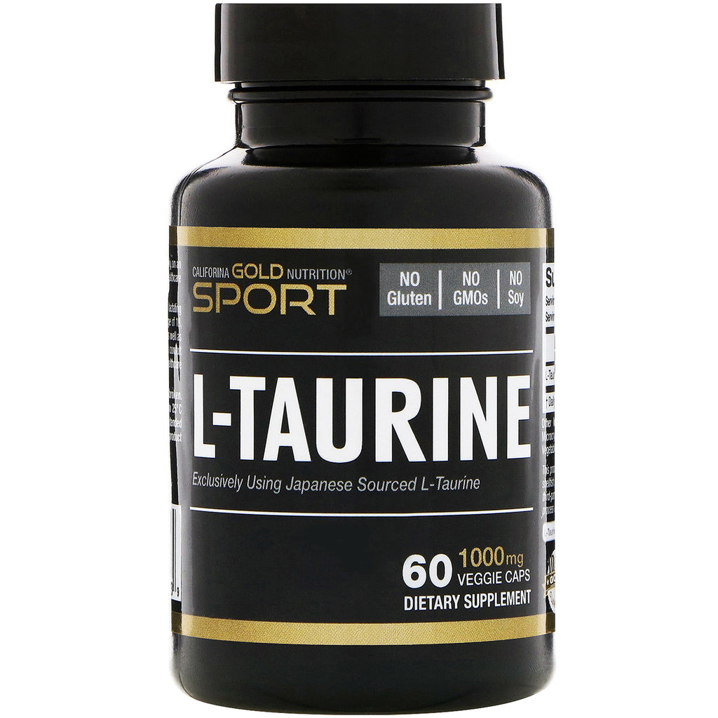 California Gold Nutrition, L-Taurin, 1000 mg, 60 Veggie Caps