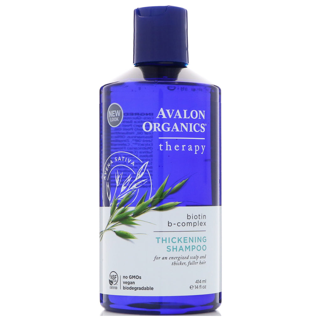 Avalon s, Shampooing épaississant, Thérapie du complexe B à la biotine, 14 fl oz (414 ml)