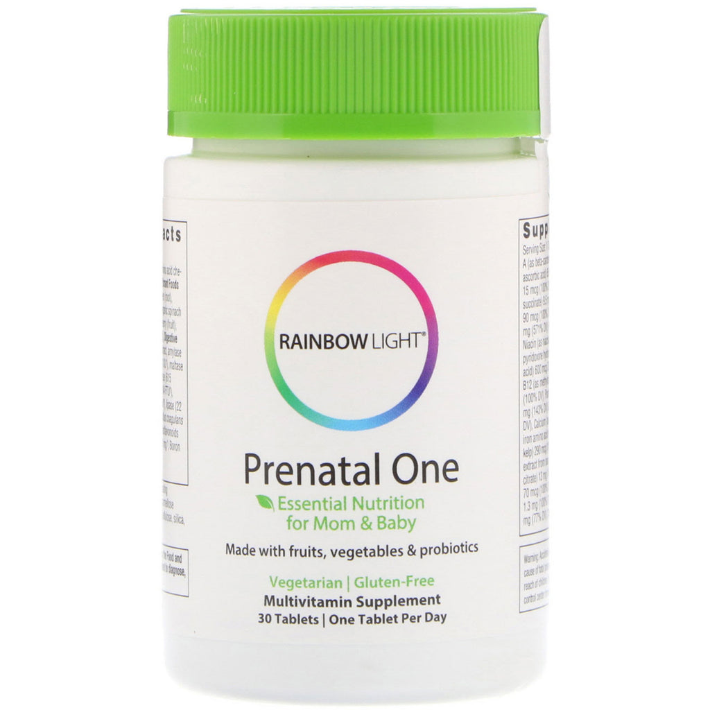 Rainbow light, prenatal, 30 tablete