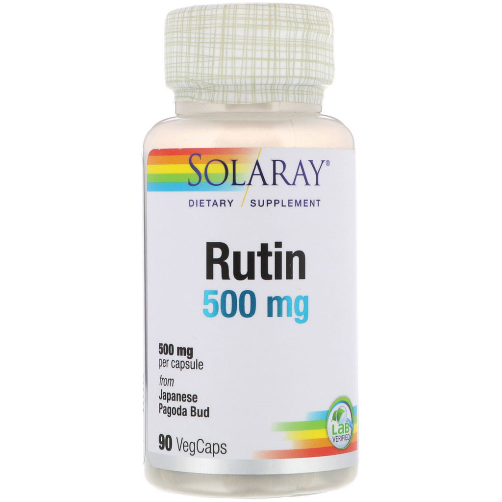 Solaray, Rutine, 500 mg, 90 VegCaps