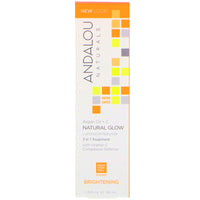 Andalou Naturals, Natural Glow, 3 in 1 Treatment, Argan Oil + C, Brightening, 1.9 fl oz (56 ml)