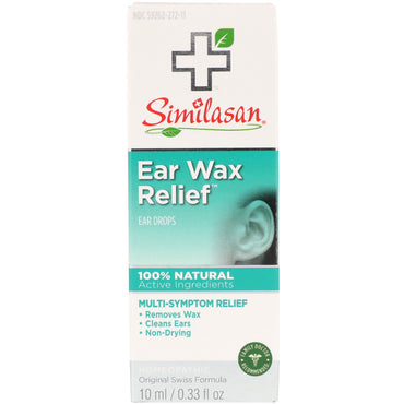 Similasan, Ear Wax Relief, Ear Drops, 0.33 fl oz (10 ml)