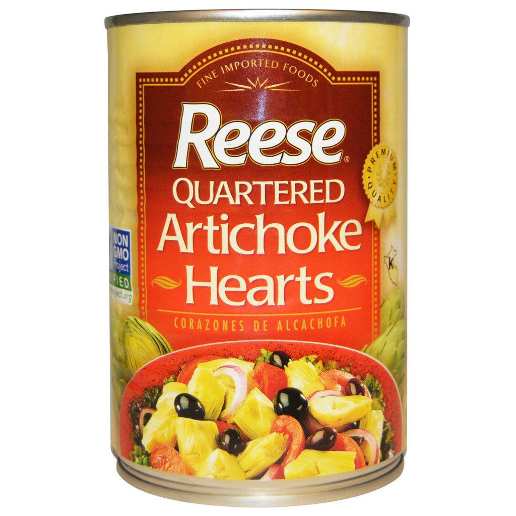 Reese, Quartered Artichoke Hearts, 14 oz (396 g)
